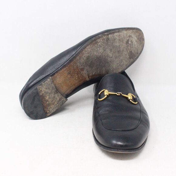 Gucci #2TUQLF Mens Jordaan Horsebit Loafers Size 10 - Picture 4 of 8